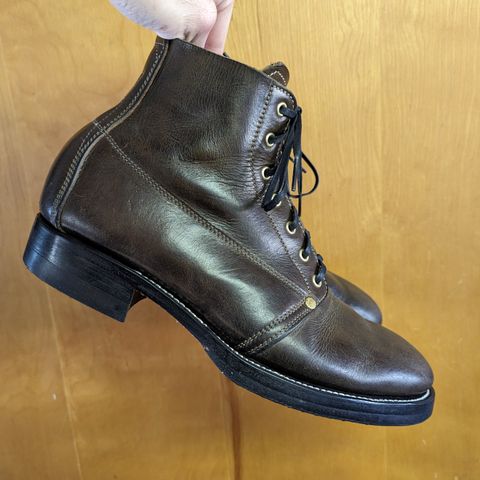 Unsung U 22-1 Slog Boot in Wickett & Craig Olive H Latigo