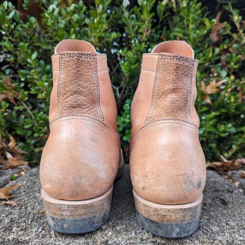 M.F. Boot Co Service Boot in Sepici Tumbled Waxed Natural Veg Tan