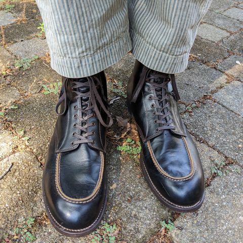 The 2 Monkeys Sportif Boots in Du Puy Patina Crust "Dyeable" French Calf