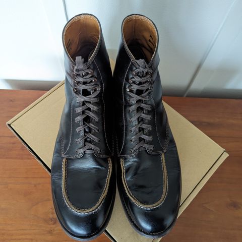 The 2 Monkeys Sportif Boots in Du Puy Patina Crust "Dyeable" French Calf