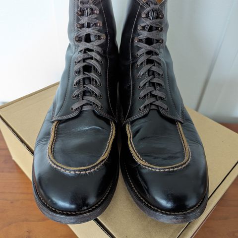 The 2 Monkeys Sportif Boots in Du Puy Patina Crust "Dyeable" French Calf