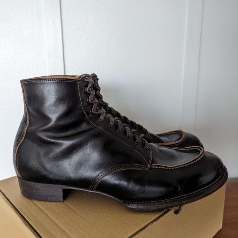 The 2 Monkeys Sportif Boots in Du Puy Patina Crust "Dyeable" French Calf