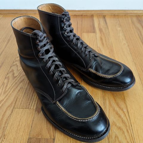 The 2 Monkeys Sportif Boots in Du Puy Patina Crust "Dyeable" French Calf