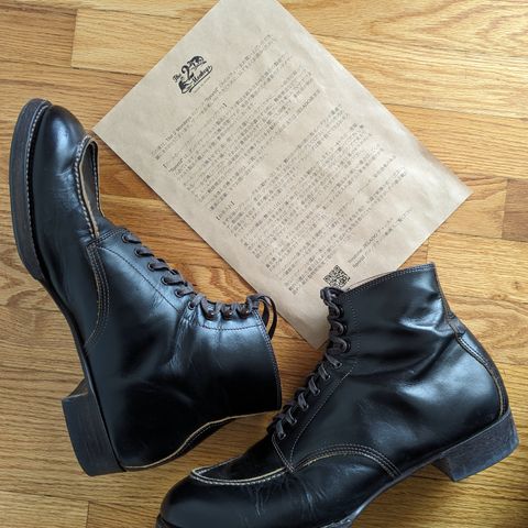 The 2 Monkeys Sportif Boots in Du Puy Patina Crust "Dyeable" French Calf