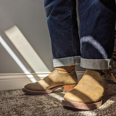 Unsung Renegade Cowboy in Wickett & Craig Olive H Latigo