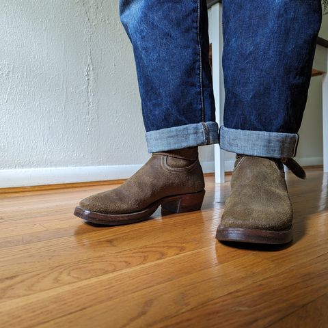 Unsung Renegade Cowboy in Wickett & Craig Olive H Latigo