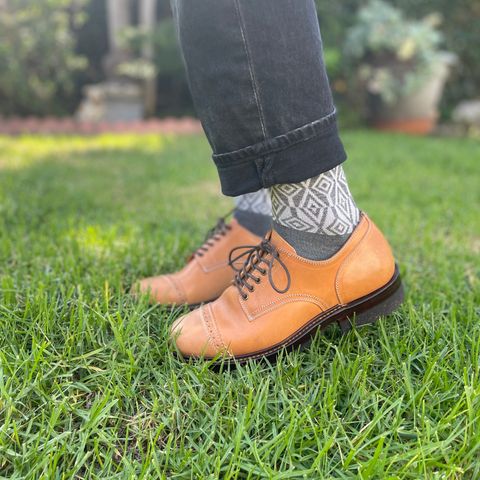 Sagara Officer Shoes in Maryam Natural Horsebutt