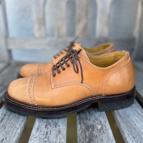 Sagara Officer Shoes in Maryam Natural Horsebutt