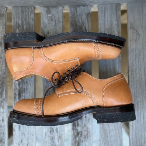 Sagara Officer Shoes in Maryam Natural Horsebutt