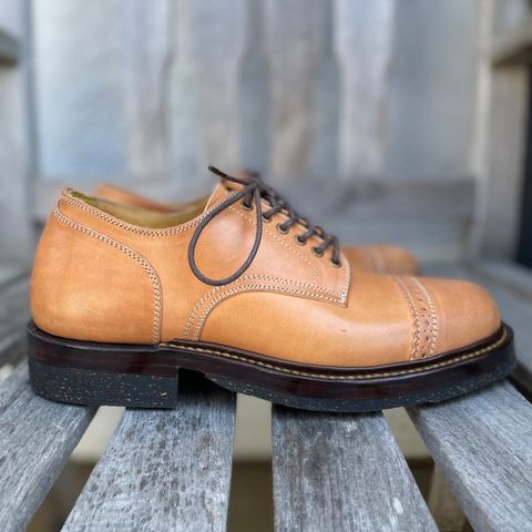 Sagara Officer Shoes in Maryam Natural Horsebutt