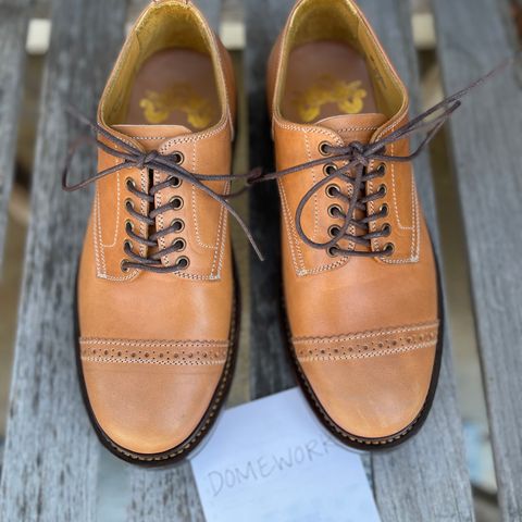 Sagara Officer Shoes in Maryam Natural Horsebutt