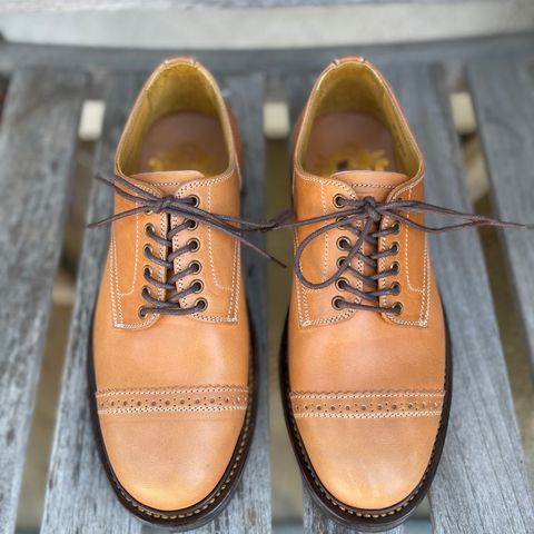 Sagara Officer Shoes in Maryam Natural Horsebutt