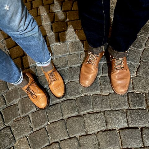 Sagara Officer Shoes in Maryam Natural Horsebutt