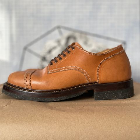 Sagara Officer Shoes in Maryam Natural Horsebutt