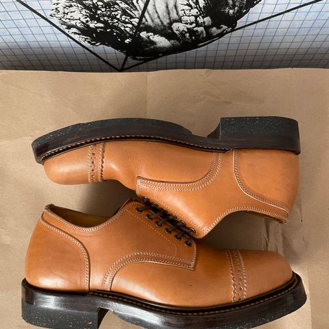 Sagara Officer Shoes in Maryam Natural Horsebutt