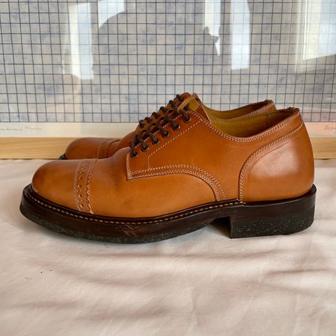 Sagara Officer Shoes in Maryam Natural Horsebutt