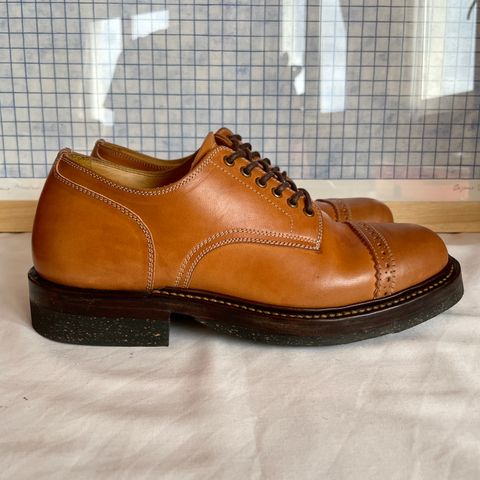 Sagara Officer Shoes in Maryam Natural Horsebutt