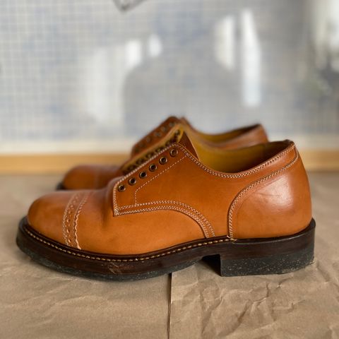 Sagara Officer Shoes in Maryam Natural Horsebutt