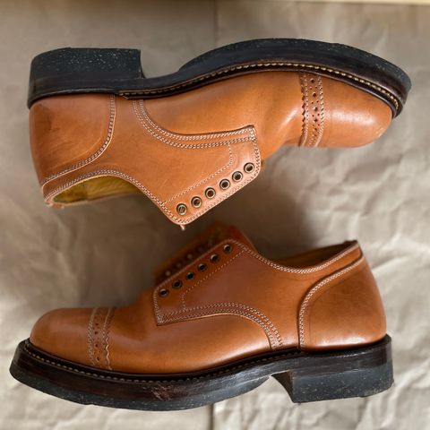 View photo of Sagara Officer Shoes in Maryam Natural Horsebutt