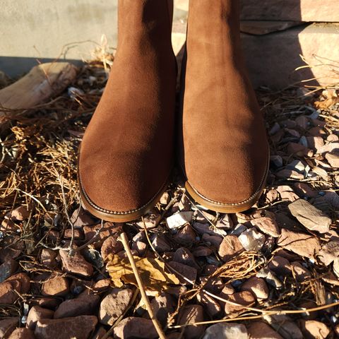 Bomberos Unlisted Model in Snuff Waterproof German Suede