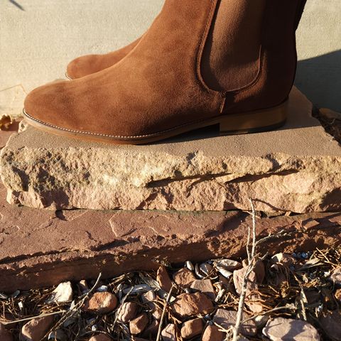 Bomberos Unlisted Model in Snuff Waterproof German Suede