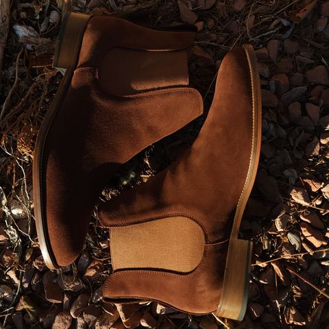 Bomberos Unlisted Model in Snuff Waterproof German Suede