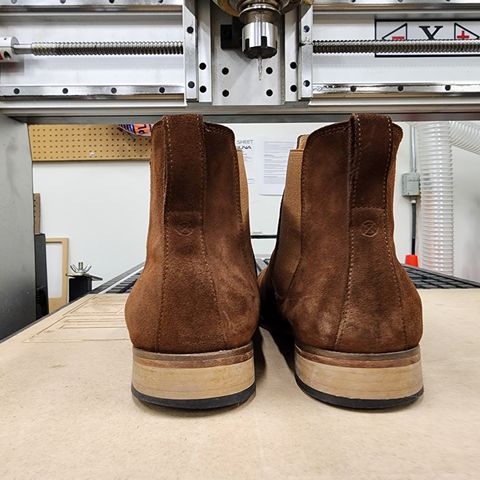 Bomberos Unlisted Model in Snuff Waterproof German Suede