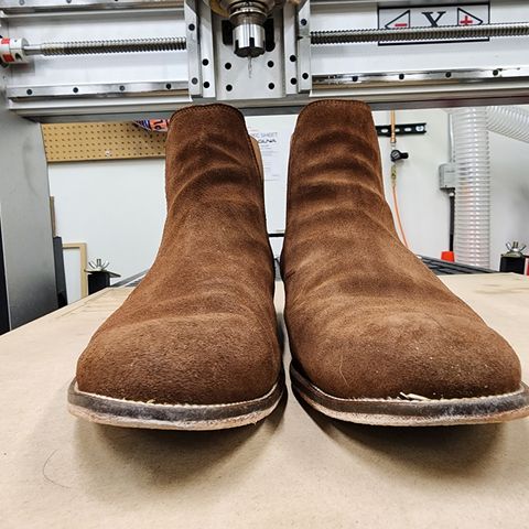 Bomberos Unlisted Model in Snuff Waterproof German Suede