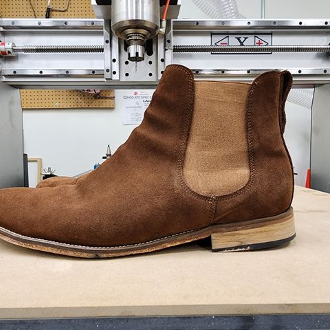 Bomberos Unlisted Model in Snuff Waterproof German Suede