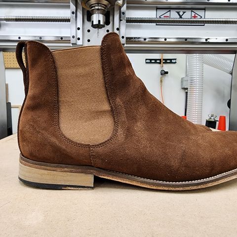 Bomberos Unlisted Model in Snuff Waterproof German Suede