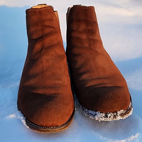 Bomberos Unlisted Model in Snuff Waterproof German Suede