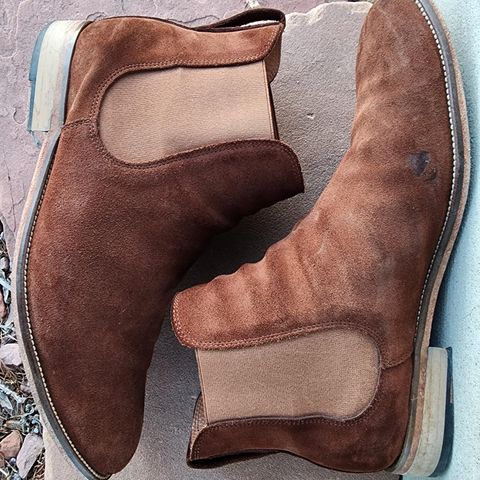 Bomberos Unlisted Model in Snuff Waterproof German Suede
