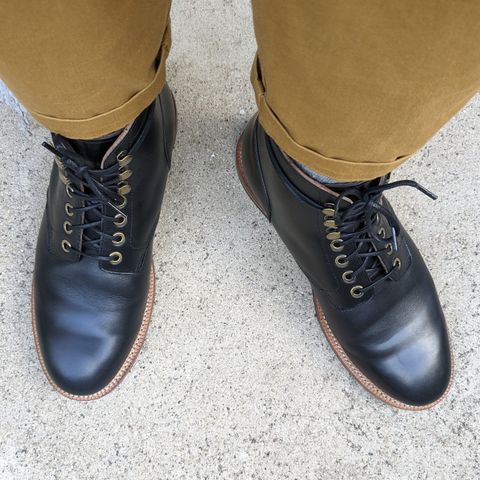 Grant Stone Nora Boot in Horween Black Chromexcel