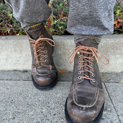 Grant Stone Brass Boot in Gallun Teton Waxy Stag