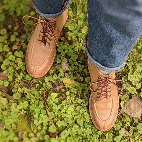 Grant Stone Ottawa Boot in Incas Natural Kangaroo