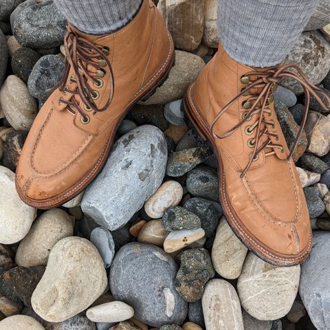 Grant Stone Ottawa Boot in Incas Natural Kangaroo