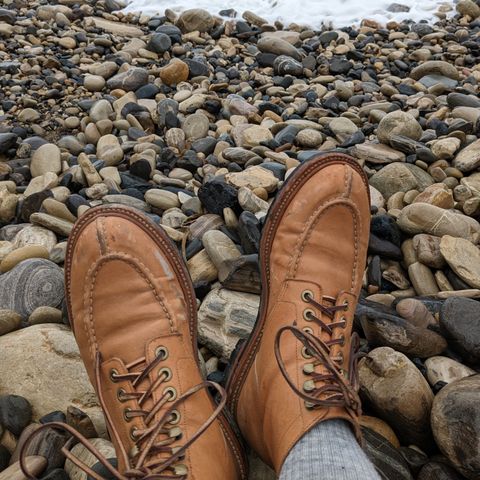 Grant Stone Ottawa Boot in Incas Natural Kangaroo