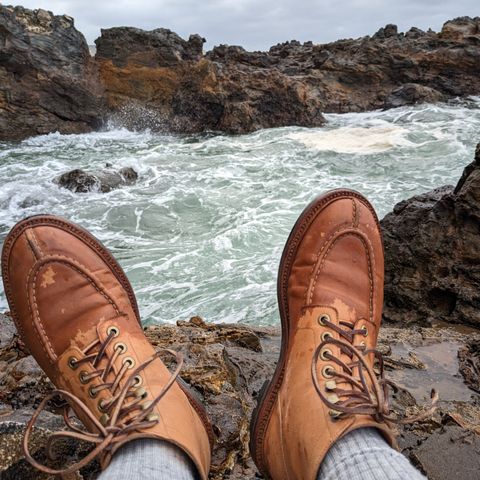 Grant Stone Ottawa Boot in Incas Natural Kangaroo