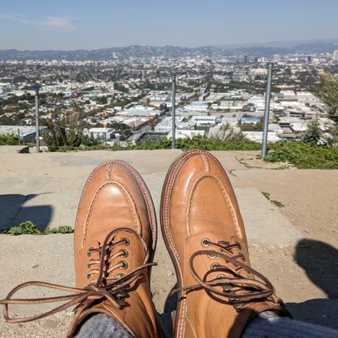 Grant Stone Ottawa Boot in Incas Natural Kangaroo