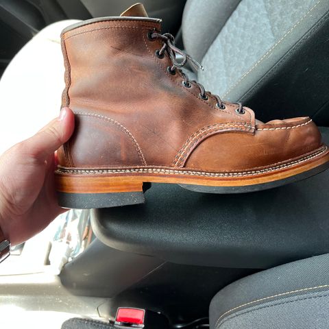 Search result thumbnail of Red Wing 6-Inch Classic Moc in S.B. Foot Copper Rough and Tough