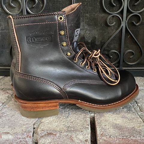 Wesco Jobmaster in Horween Black Chromexcel Horsehide