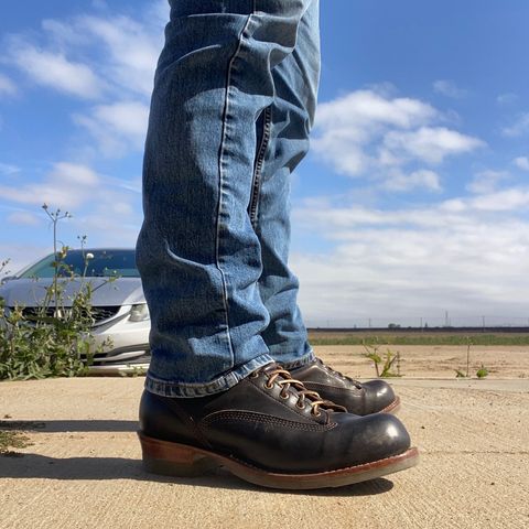 Wesco Jobmaster in Horween Black Chromexcel Horsehide