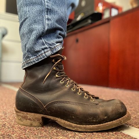 Wesco Jobmaster in Horween Black Chromexcel Horsehide
