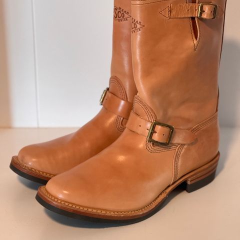 Wesco 1939 Engineer Boot in Maryam Natural Horsebutt