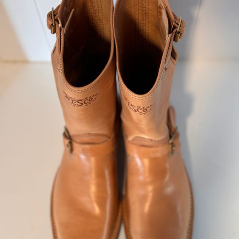 Wesco 1939 Engineer Boot in Maryam Natural Horsebutt