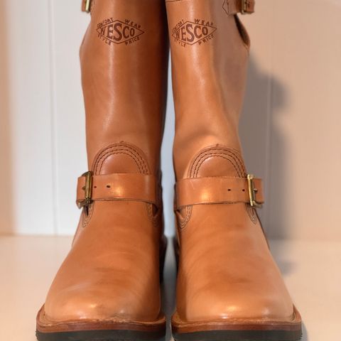 Wesco 1939 Engineer Boot in Maryam Natural Horsebutt