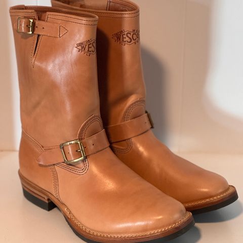 Wesco 1939 Engineer Boot in Maryam Natural Horsebutt