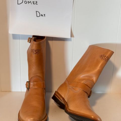 Wesco 1939 Engineer Boot in Maryam Natural Horsebutt
