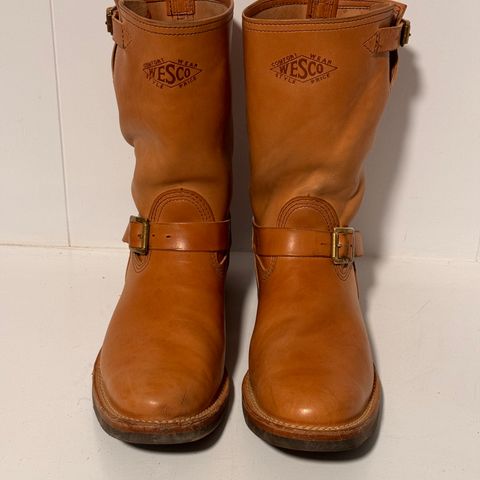 Wesco 1939 Engineer Boot in Maryam Natural Horsebutt