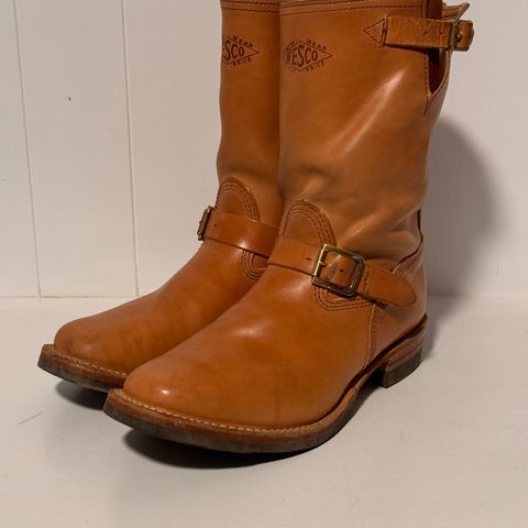 Wesco 1939 Engineer Boot in Maryam Natural Horsebutt
